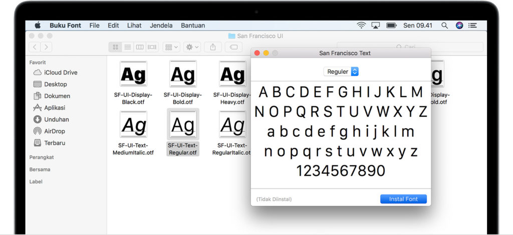 install fonts for microsoft mac